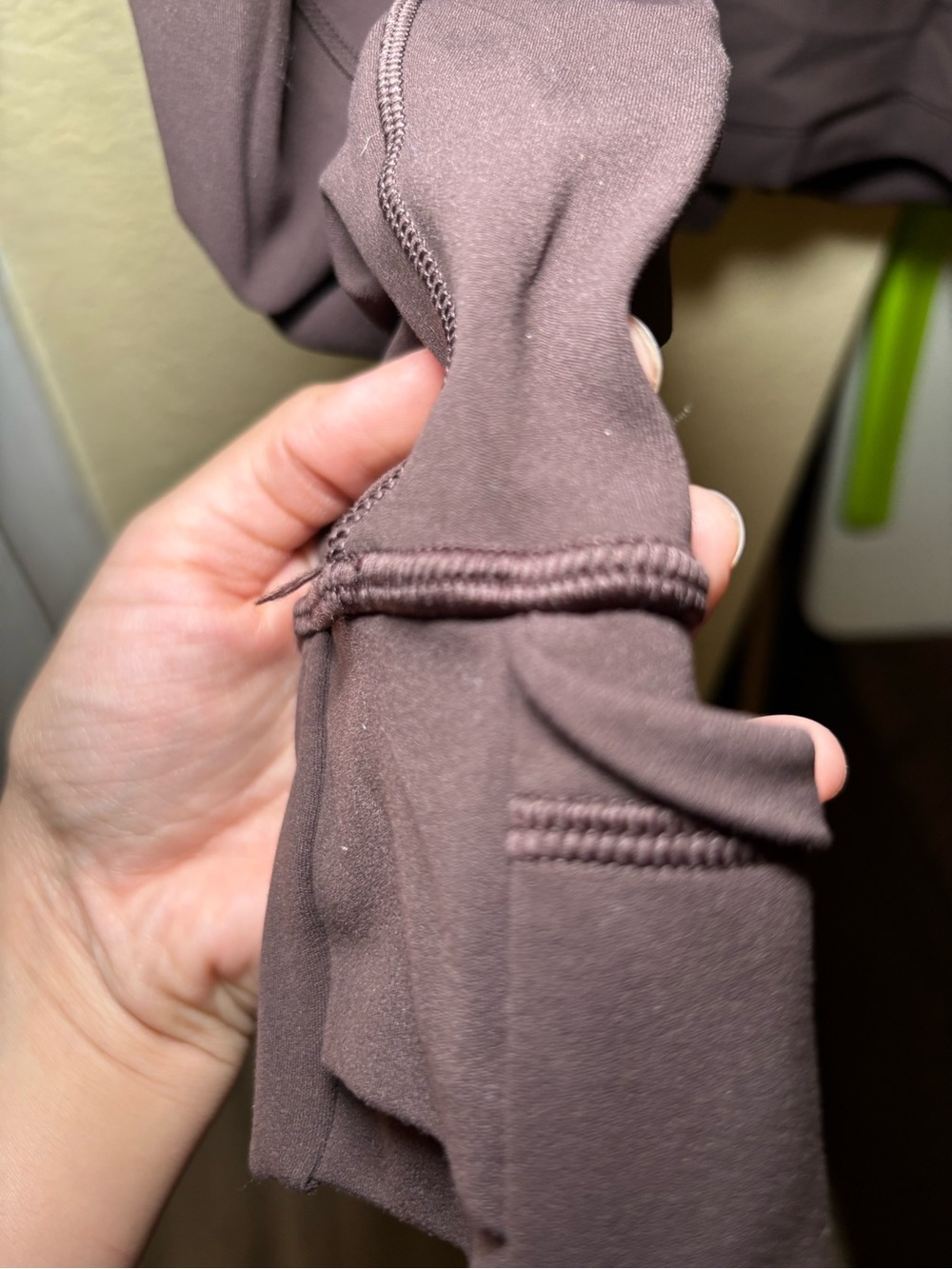 lululemon athletica Dark Brown Fitted Bomber Jacket - Picture 6 of 6